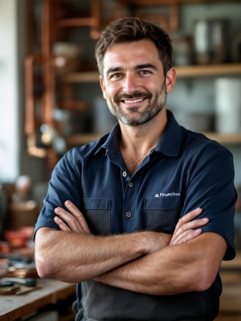 Thomas Durand, plombier fondateur de Vendée Plomberie